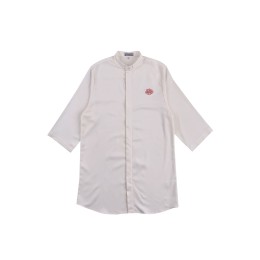 Customized pure white men's chef uniform design red embroidered chef catering uniform kitchen Chinese restaurant men's floor uniform chef work clothes KI117 Customized pure white men's chef uniform design red embroidered chef catering uniform kitchen Chinese restaurant men's floor uniform chef work clothes KI117